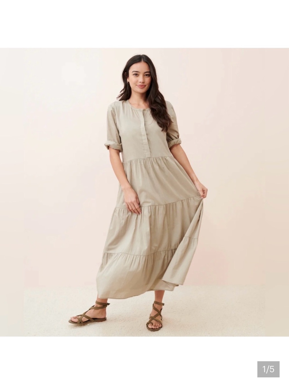 Jenni Kayne James Dress - Willow (Slip Included)